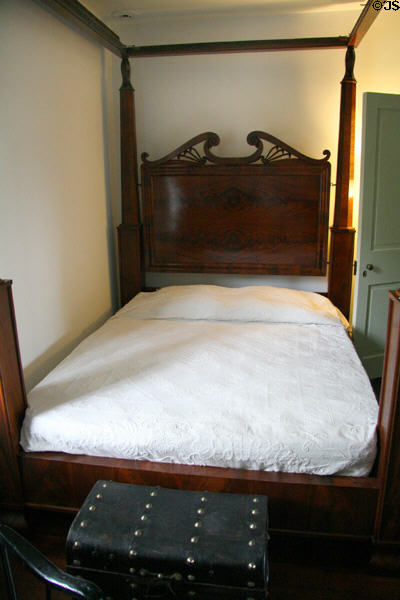 Wilson's bed used when he was President of Princeton at Woodrow Wilson Birthplace. Staunton, VA.