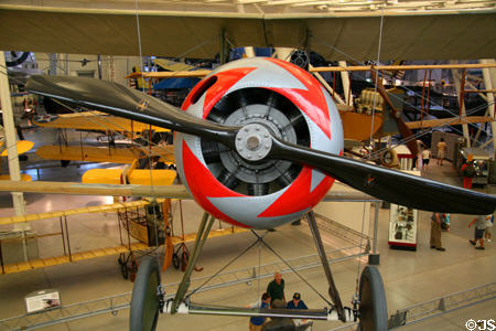 Nose of Nieuport 28C.1 (1918) at National Air & Space Museum. Chantilly, VA.