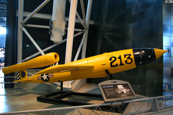 Loon Missile [aka JB-2 or KUW-1, American copy German pulsejet-powered V-1] (1944-50) by Ford Motor Co. at National Air & Space Museum. Chantilly, VA.