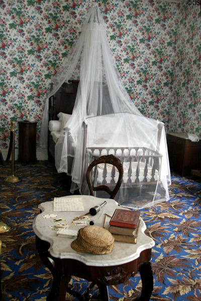 Children's bedroom in White House of the Confederacy. Richmond, VA.