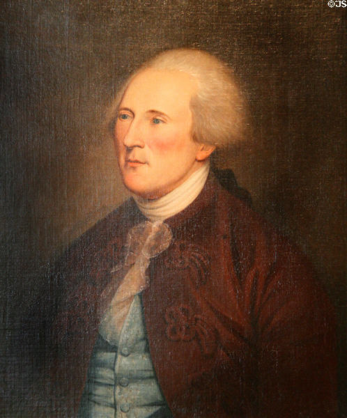 Portrait of Arthur Lee (1740-92) by Charles Willson Peale at Museum of Virginia History. Richmond, VA.