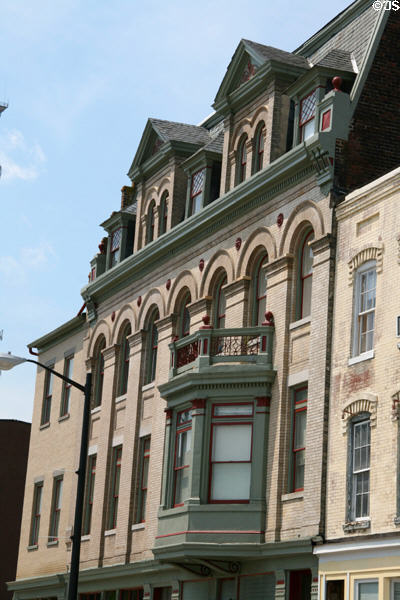Heritage building with bay window (286 N. Sycamore St.). Petersburg, VA.