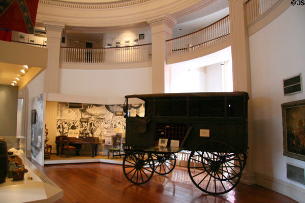 Interior of Exchange Center (now Siege Museum) at Siege Museum. Petersburg, VA.