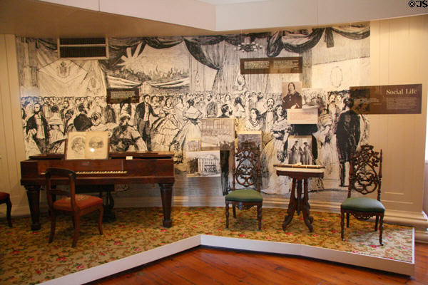 Civilian life exhibit at Siege Museum. Petersburg, VA.