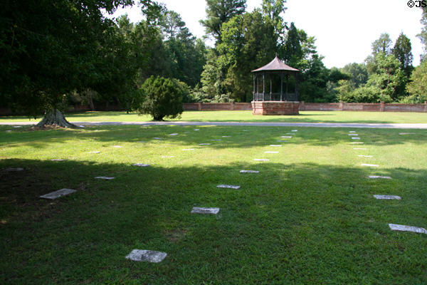 Graves of Poplar Grove National Cemetery at Petersburg National Battlefield. Petersburg, VA.