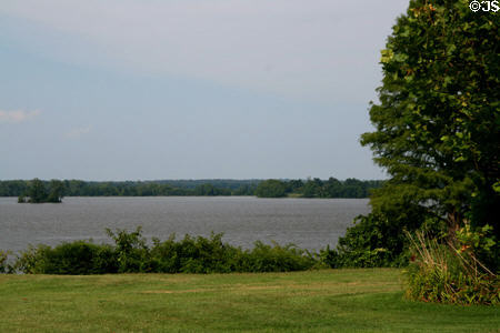 Appomattox River of Hopewell Port. Hopewell, VA.