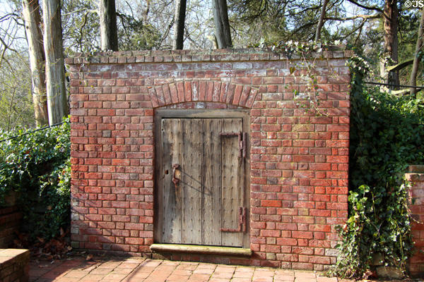 Original vault for tombs George Washington & family used until 1832 at Mt Vernon. Washington, VA.