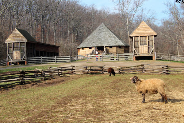 Farming area at Mt Vernon. Washington, VA.