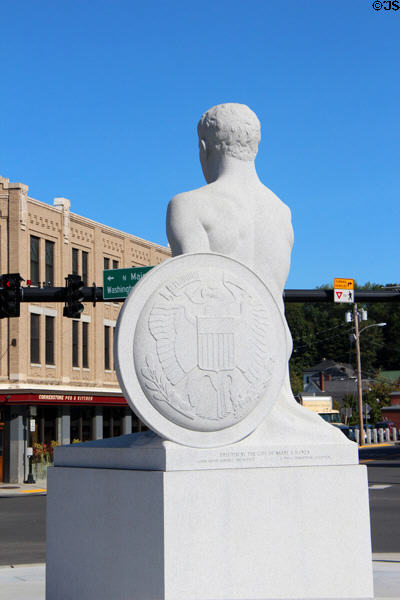 Youth Triumphant World War I memorial (1924) by C. Paul Jennwein. Barre, VT.