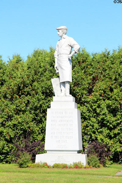 Monument to Italian-American granite carvers. Barre, VT.