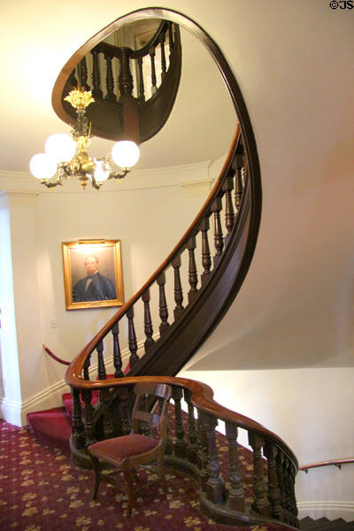 Stairway at Vermont State House. Montpelier, VT.