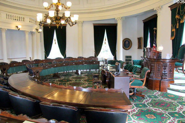 Senate at Vermont State House. Montpelier, VT.