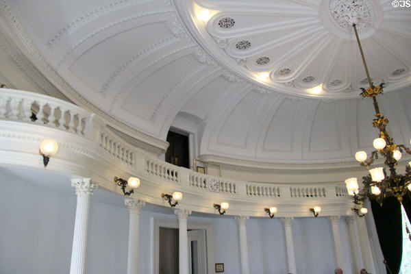 Senate gallery at Vermont State House. Montpelier, VT.