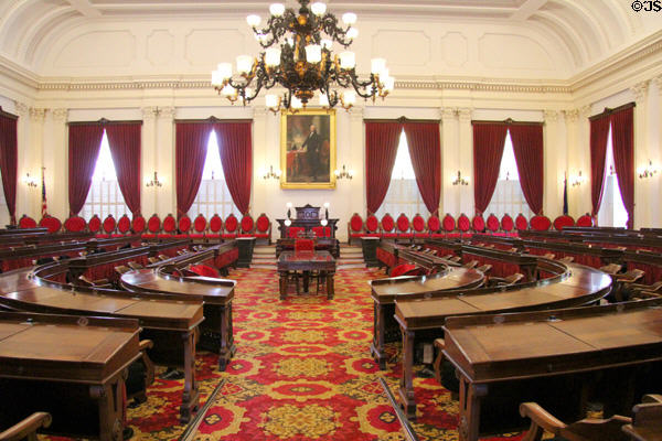 House of Representatives at Vermont State House. Montpelier, VT.