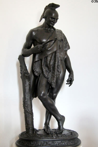 Indian statue by William Henry Rinehart at Vermont State House. Montpelier, VT.