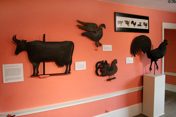 Weathervanes at Shelburne Museum. Shelburne, VT.