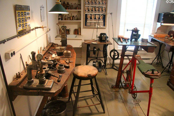 Dental laboratory above General Stone at Shelburne Museum. Shelburne, VT.