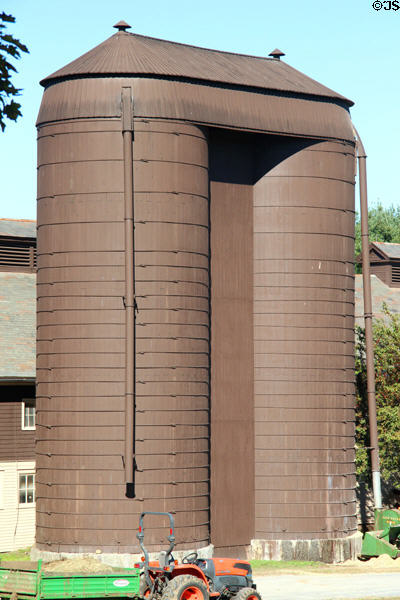 Silos at Billings Farm & Museum. Woodstock, VT.