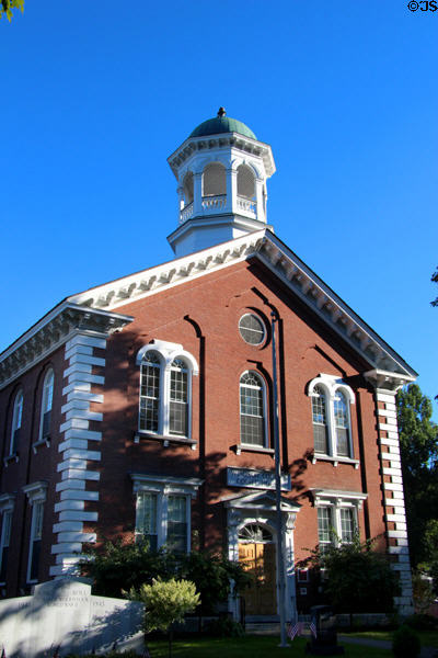 Windsor County Court House (1855) (on Woodstock Green). Woodstock, VT.
