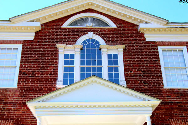 Palladian windows of John Strong Mansion. Addison, VT.