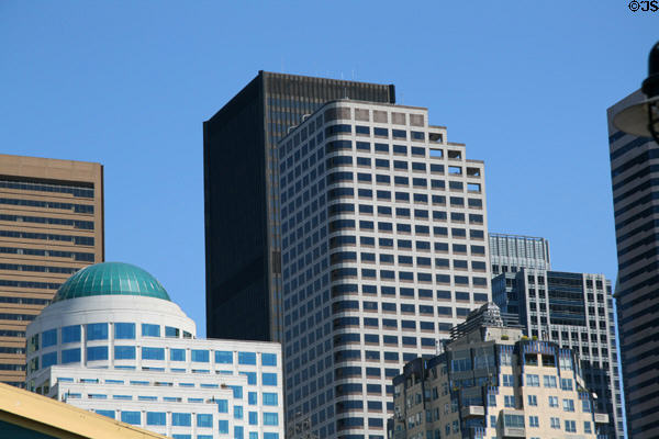 Domed Second & Seneca & 1000 Second Ave. (1987) (43 floors). Seattle, WA.