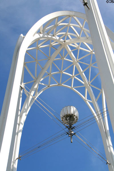 Lighting globes at Pacific Science Center. Seattle, WA.