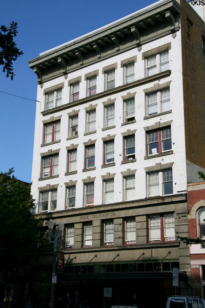 Olympus Hotel (1909) (815-17 Pacific Ave.). Tacoma, WA. Architect: Darmer & Cutting.