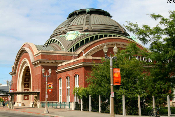 Streetside facade of Tacoma Union Station. Tacoma, WA.