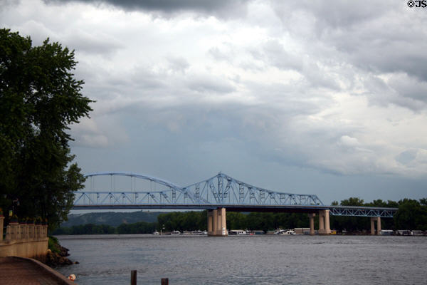US Highways 14 & 61Bridges over Mississippi River. La Crosse, WI.