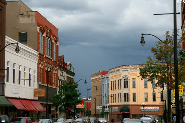 Heritage streetscape on 4th St. South. La Crosse, WI.