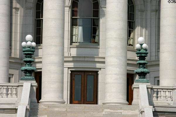 Portal of Wisconsin State Capitol. Madison, WI.