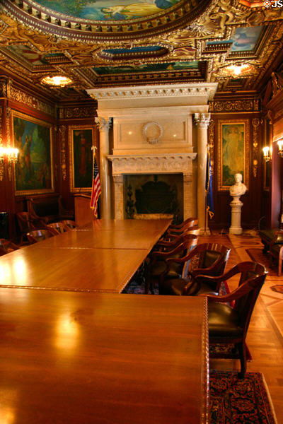 Governor's Reception Room in Wisconsin State Capitol. Madison, WI.