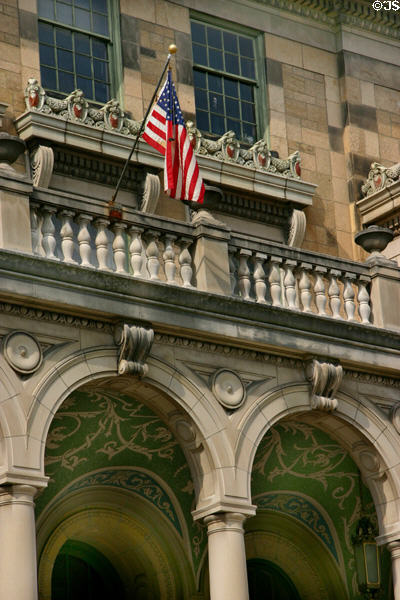 Details of Memorial Union at University of Wisconsin. Madison, WI.