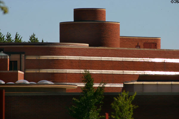 SC Johnson Wax Administration Building (1936). Racine, WI. Architect: Frank Lloyd Wright.