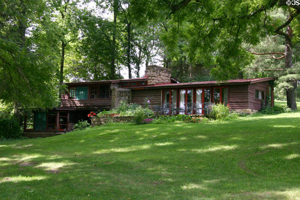 House for Wright associates at Taliesin compound. WI.