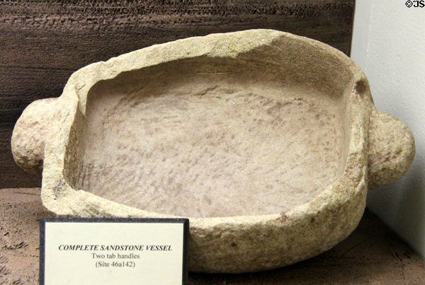 Complete Sandstone Vessel in the West Virginia State Capitol. Charleston, WV.