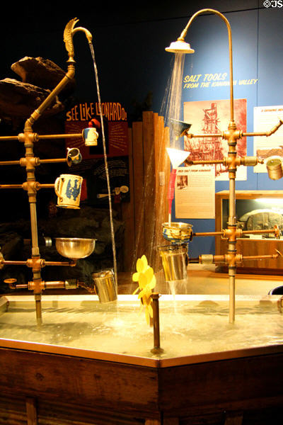 Water exhibit at Discovery Museum of Clay Center for The Arts & Sciences. Charleston, WV.