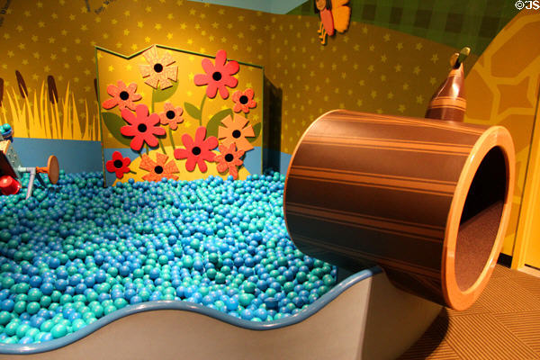 Interactive play area at Discovery Museum of Clay Center for The Arts & Sciences. Charleston, WV.