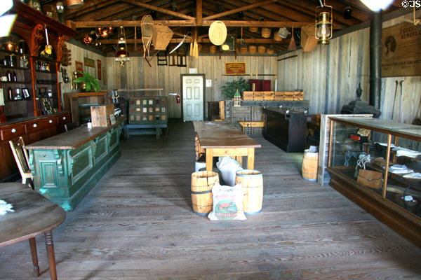 Frontier store at Wyoming Territorial Prison State Historic Site. Laramie, WY.