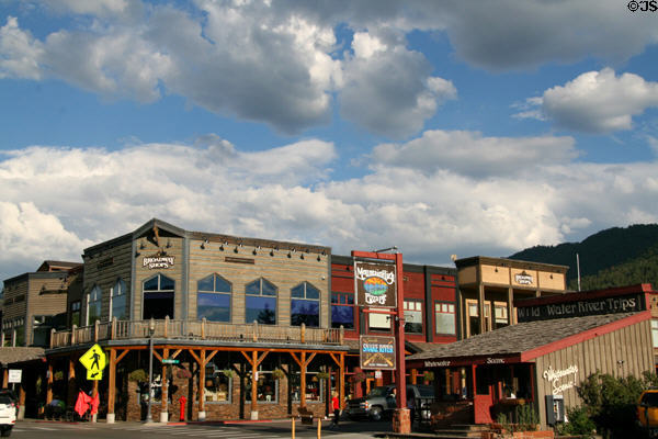 Streetscape of Jackson. Jackson, WY.