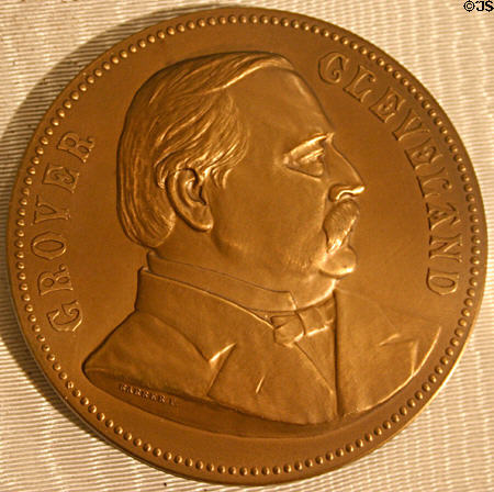 22 & 24: Grover Cleveland (1885-1889 + 1893-1897) lived (1837-1908). XP.