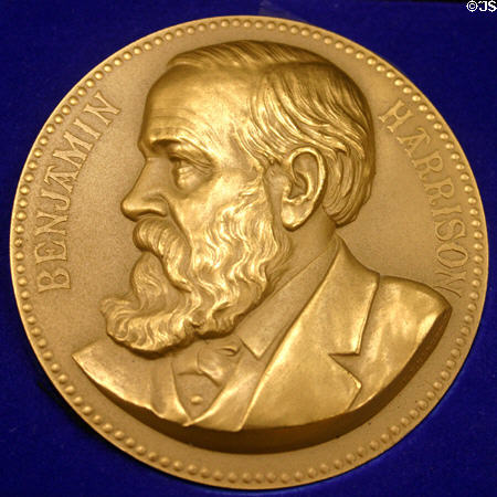 23: Benjamin Harrison (1889-1893) lived (1833-1901). XP.