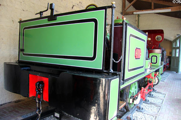 "No 1" locomotive (1870) by Neilson of Glasgow at Penrhyn Castle Rail Museum. Bangor, Wales.