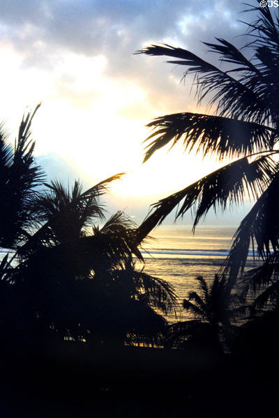 Beach sunrise. Bali, Indonesia.