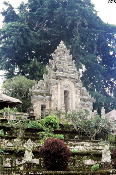 Bangli temple under banyan tree. Bali, Indonesia.