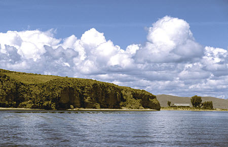 Lake Titicaca vista. Peru.