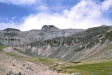 Chacura Volcanic Crater along Chivay Road. Peru.