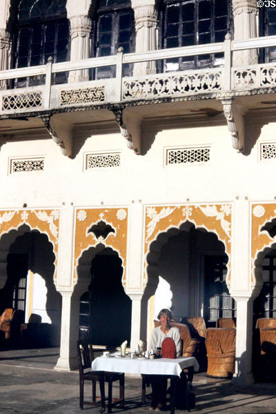 Palace, now a hotel, in Roopangarth. India.