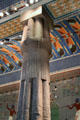 Ancient Egyptian lotus column at Kunsthistorisches Museum. Vienna, Austria.