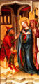 Martyrdom of St Catherine altarpiece by Meister of Griedrichsaltares at Historical Museum of City of Vienna. Vienna, Austria.